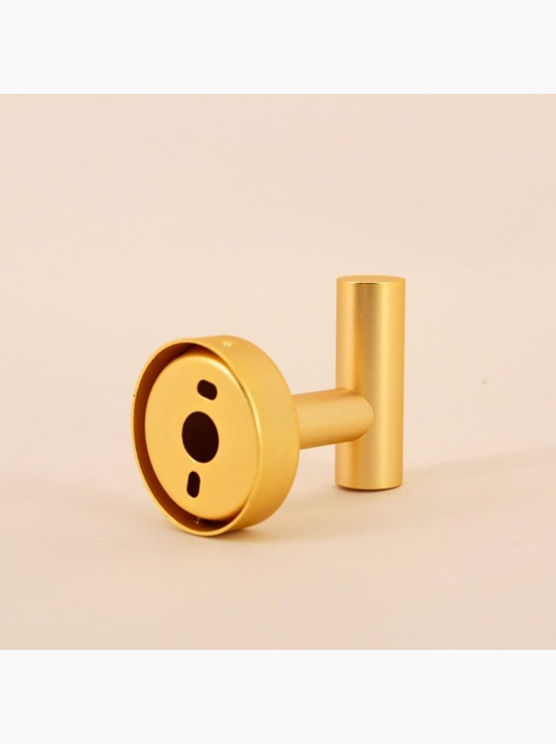 Patère en acier inoxydable doré 7cm Doré - Kiabi