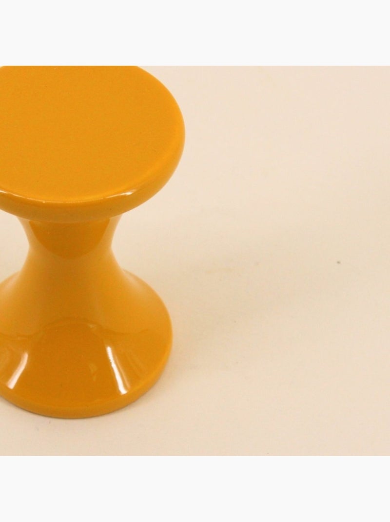 Patère en métal laqué D5,5cm Jaune - Kiabi