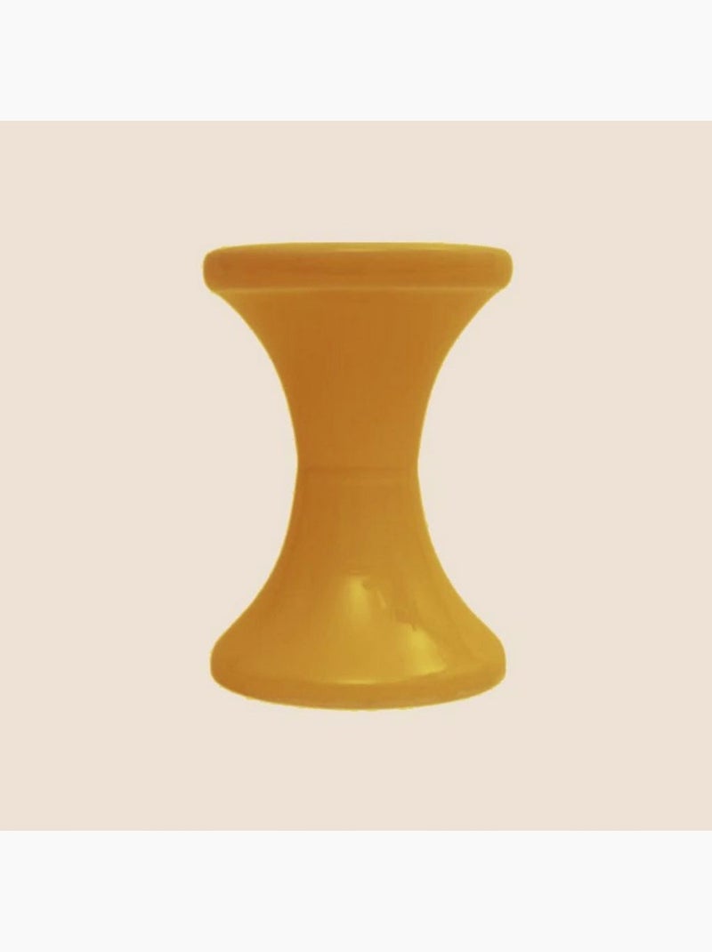 Patère en métal laqué D5,5cm Jaune - Kiabi