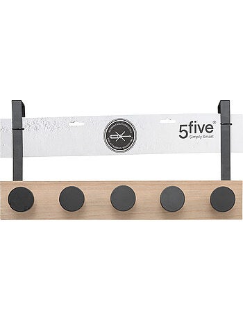 Patère murale accroche-porte en bois ROUNDWOOD