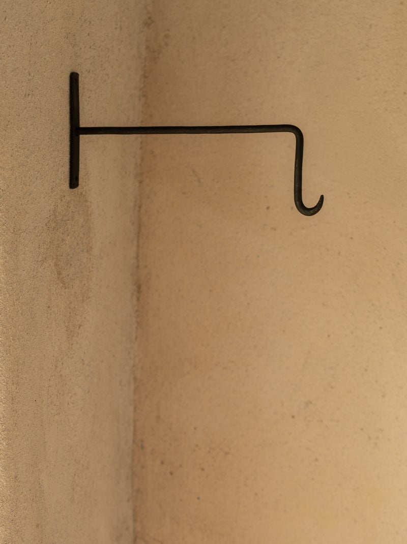 Patère Potence pour luminaire ou plante crochet Noir - Kiabi