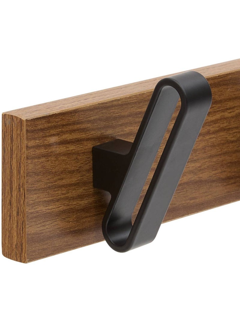 Patère rectangulaire nocca Marron - Kiabi