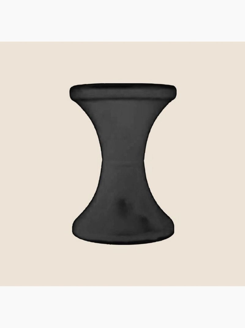 Patère TamTam métal laqué D5,5cm Noir - Kiabi