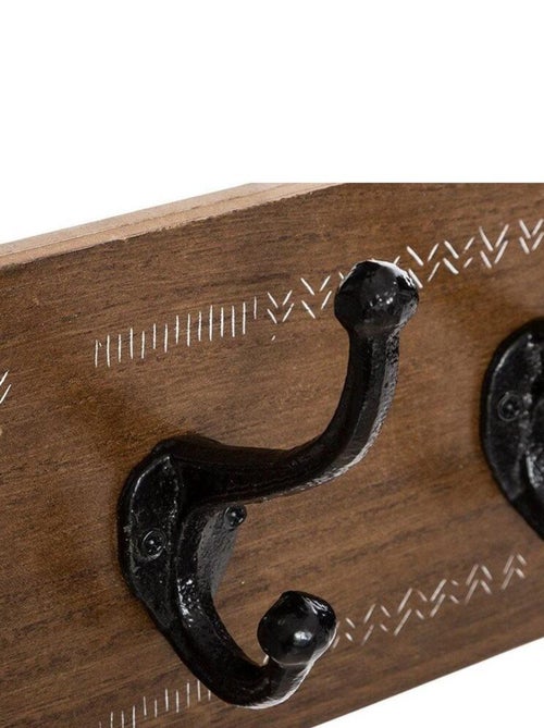 Patère vintage 5 crochets - Kiabi