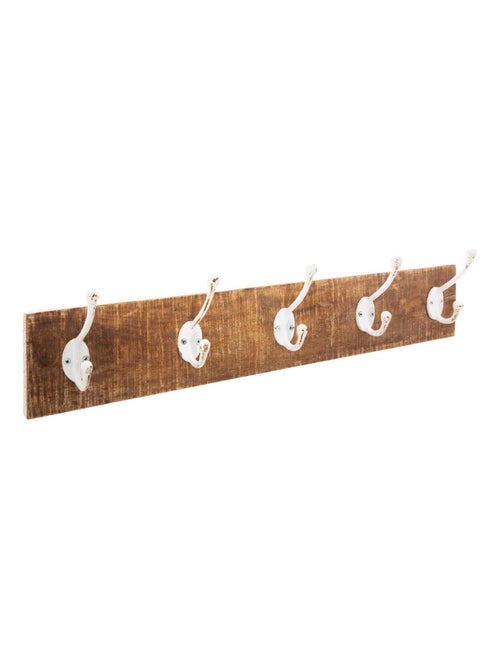 Patère vintage en bois - Kiabi