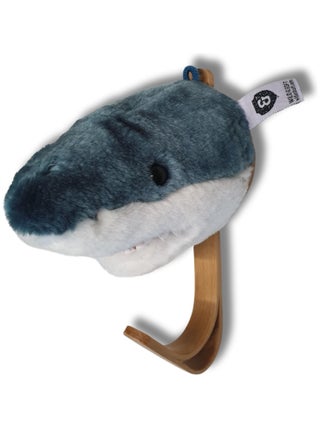 Patères petites têtes collection SOFT ANIMALS Aquatique Requin Jack