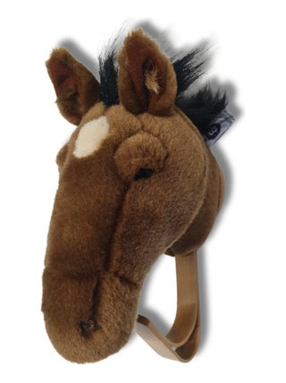 Patères petites têtes collection SOFT ANIMALS Basse-cour Cheval marron