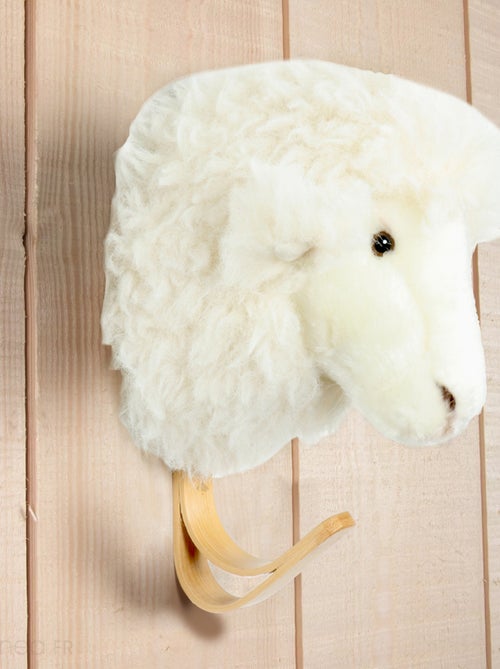 Patères petites têtes collection SOFT ANIMALS Basse-cour Mouton Harry - Kiabi