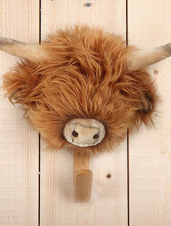 Patères petites têtes collection SOFT ANIMALS Basse-cour Vache Daisy