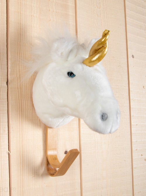 Patères petites têtes collection SOFT ANIMALS Fantastique Licorne - Kiabi