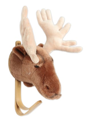 Patères petites têtes collection SOFT ANIMALS Forêt Élan Grand Alfred