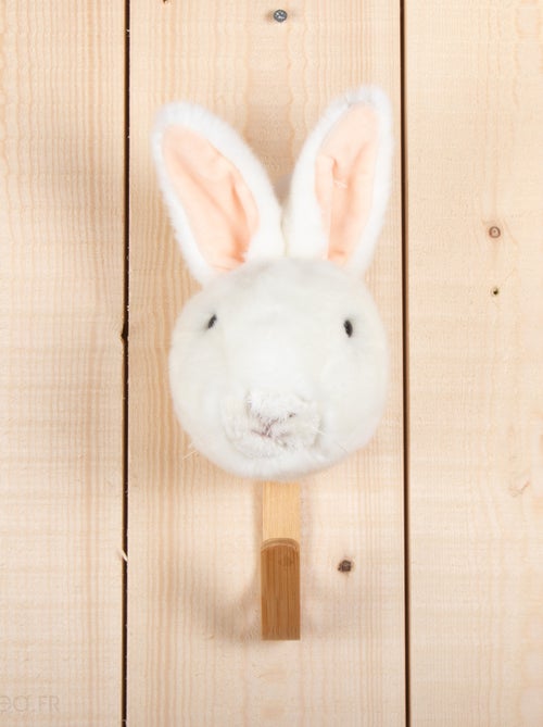 Patères petites têtes collection SOFT ANIMALS Forêt Lapin - Kiabi