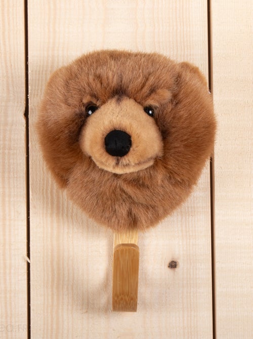 Patères petites têtes collection SOFT ANIMALS Forêt Ours - Kiabi