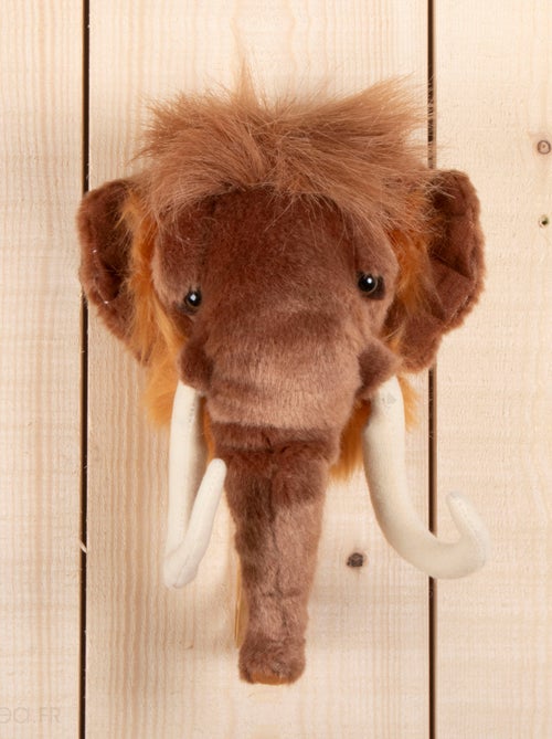 Patères petites têtes collection SOFT ANIMALS Préhistorique Mammouth Arthur - Kiabi