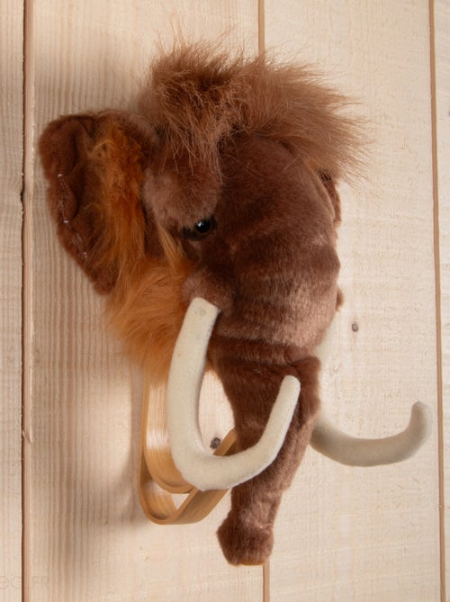 Patères petites têtes collection SOFT ANIMALS Préhistorique Mammouth Arthur - Kiabi