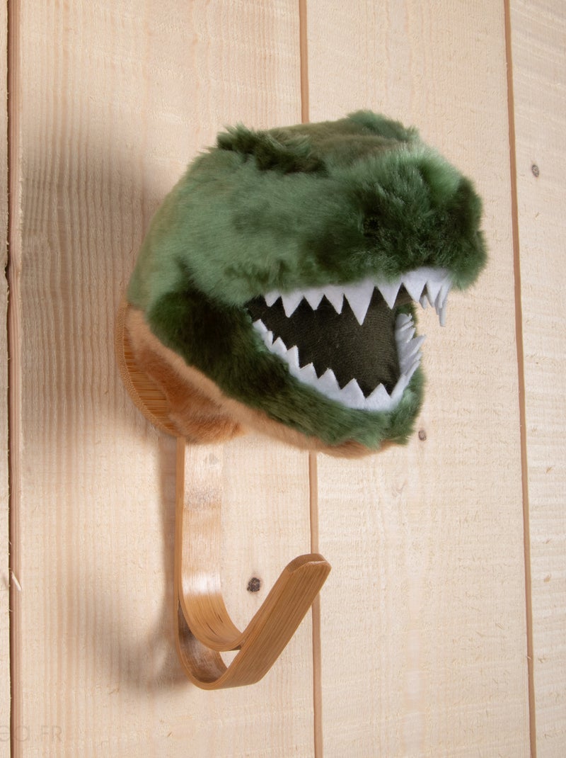 Patères petites têtes collection SOFT ANIMALS Préhistorique T Rex Hendrix Vert - Kiabi