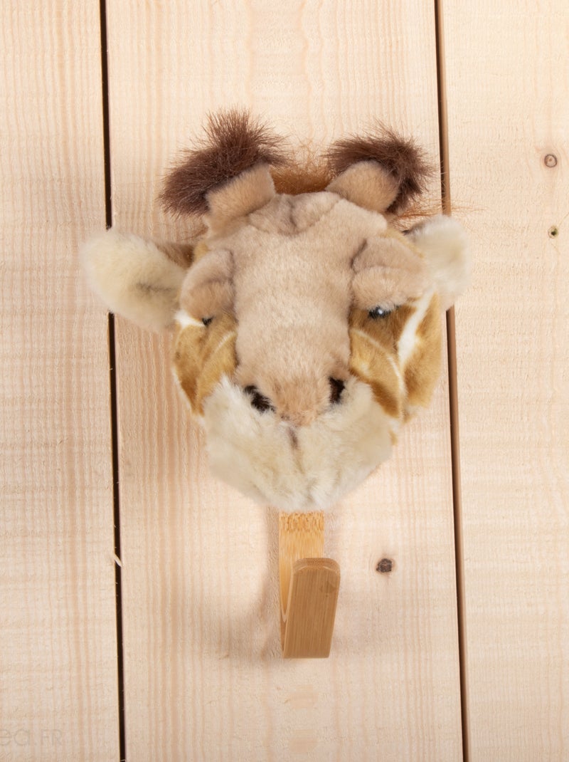 Patères petites têtes collection SOFT ANIMALS Savane Girafe Ruby Marron - Kiabi