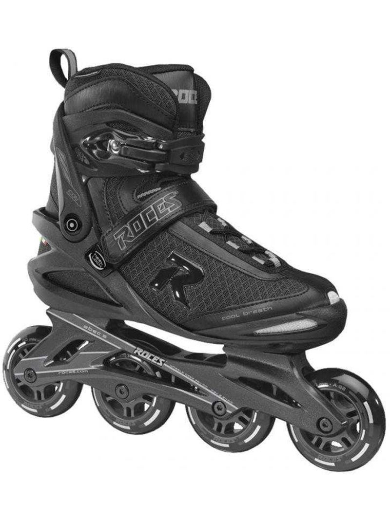 Patins à roulettes alignées motif/style icône - roces Noir - Kiabi