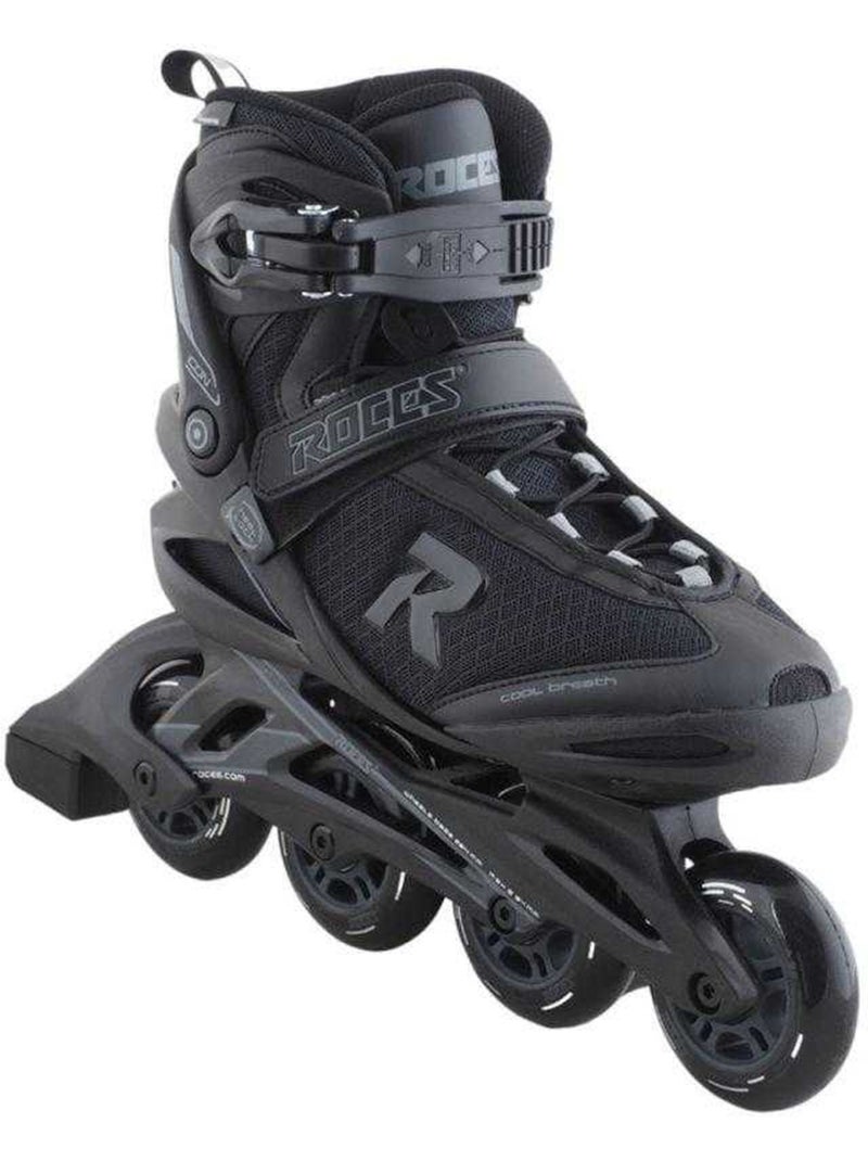 Patins à roulettes alignées motif/style icône - roces Noir - Kiabi