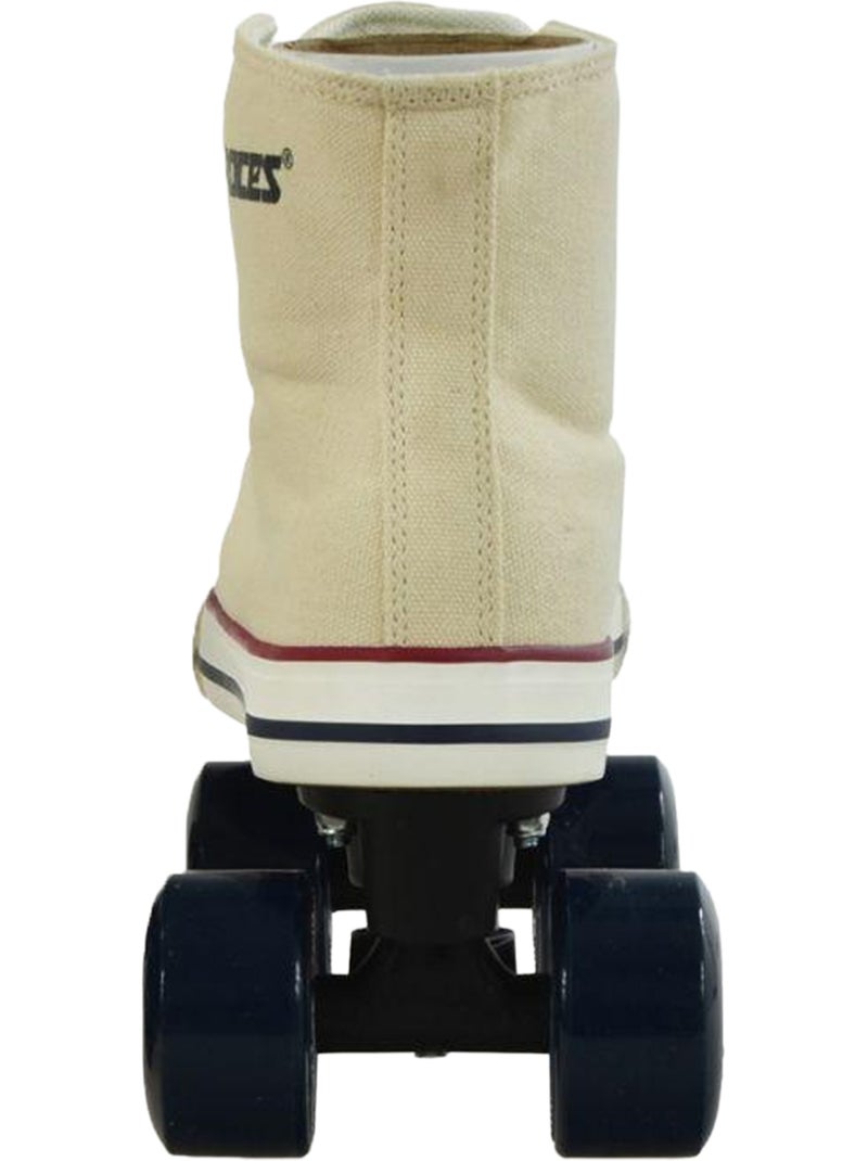 Patins à roulettes quad chuck - roces Crème - Kiabi