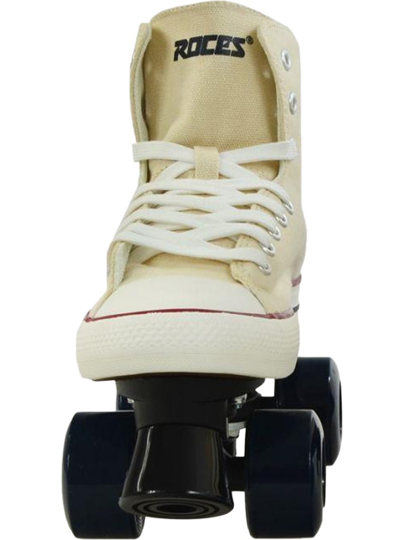 Patins à roulettes quad chuck - roces Crème - Kiabi