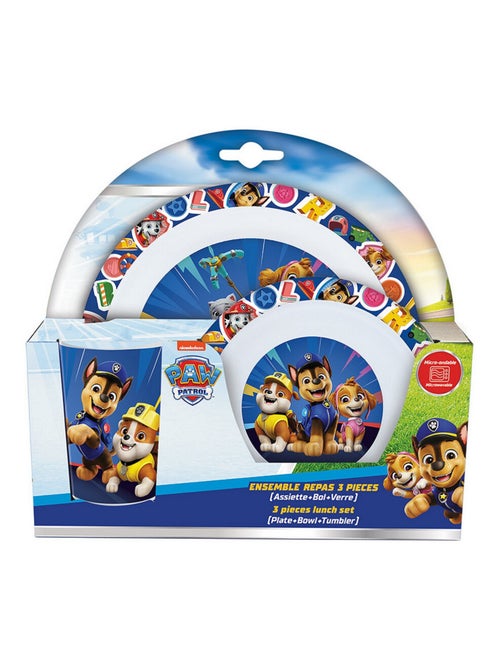 Pat'Patrouille Aventure Ensemble Repas En Plastique Réutilisable - Kiabi