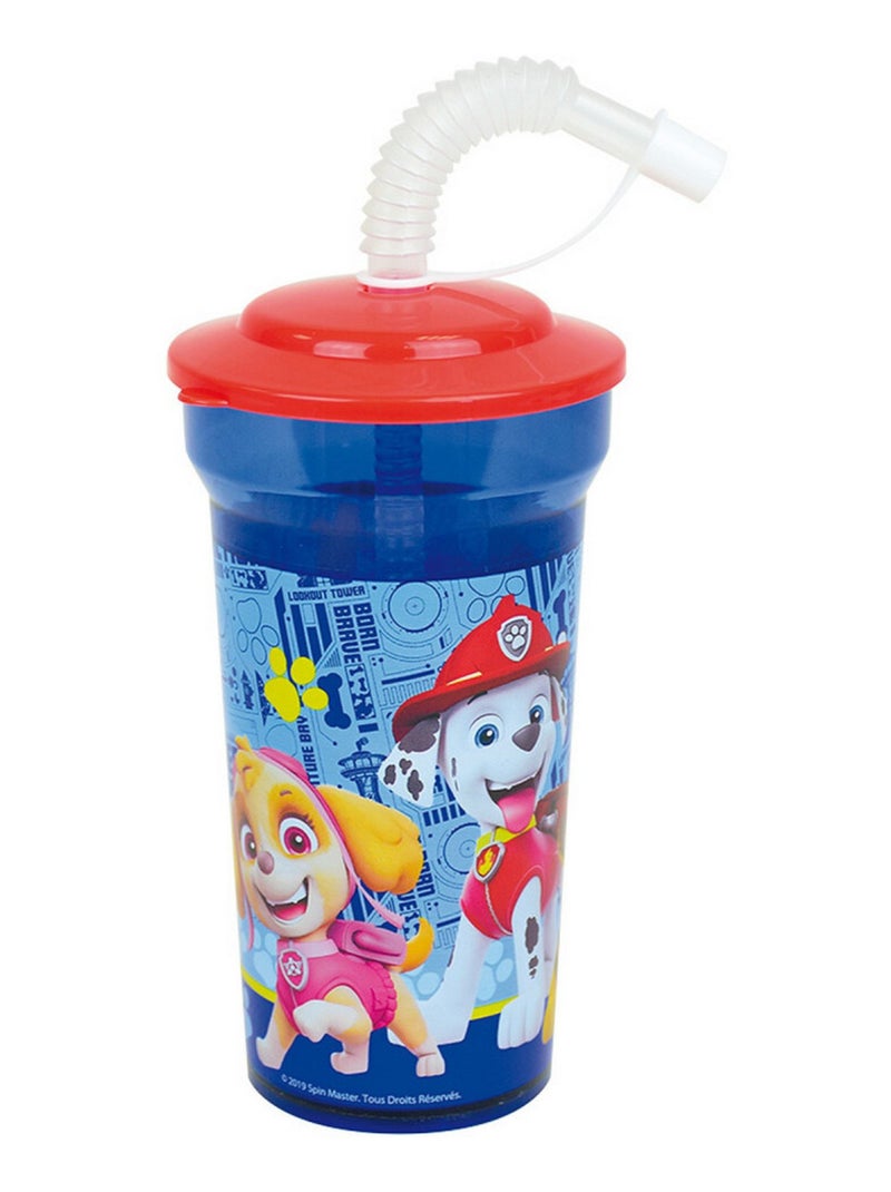 Pat'patrouille Gobelet Paille 400 Ml Multicolore - Kiabi