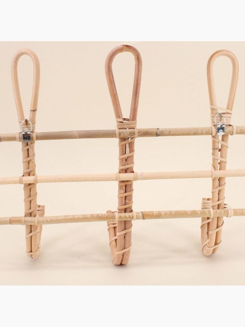 Pat?re 3 crochets en rotin 41cm - Kiabi