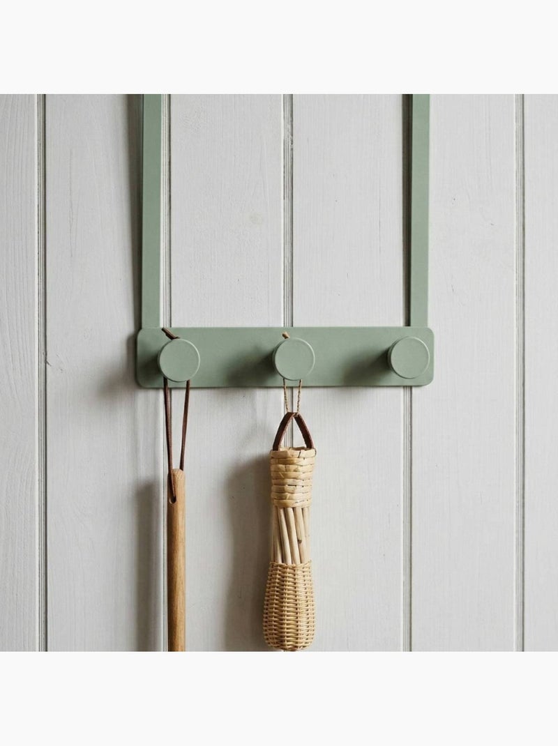 Pat?re de porte en m?tal 3 t?tes Vert - Kiabi