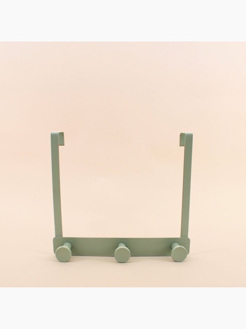 Pat?re de porte en m?tal 3 t?tes Vert - Kiabi