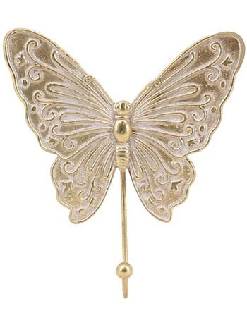 Pat?re forme papillon dor? 13x15cm
