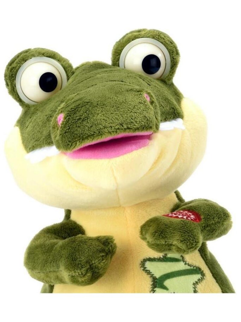 Paulo le croco - peluche animée Vert - Kiabi