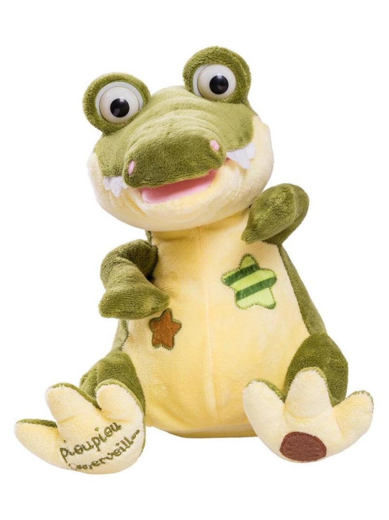 Paulo le croco - peluche animée Vert - Kiabi