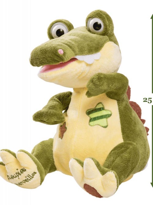 Paulo le croco - peluche animée - Kiabi