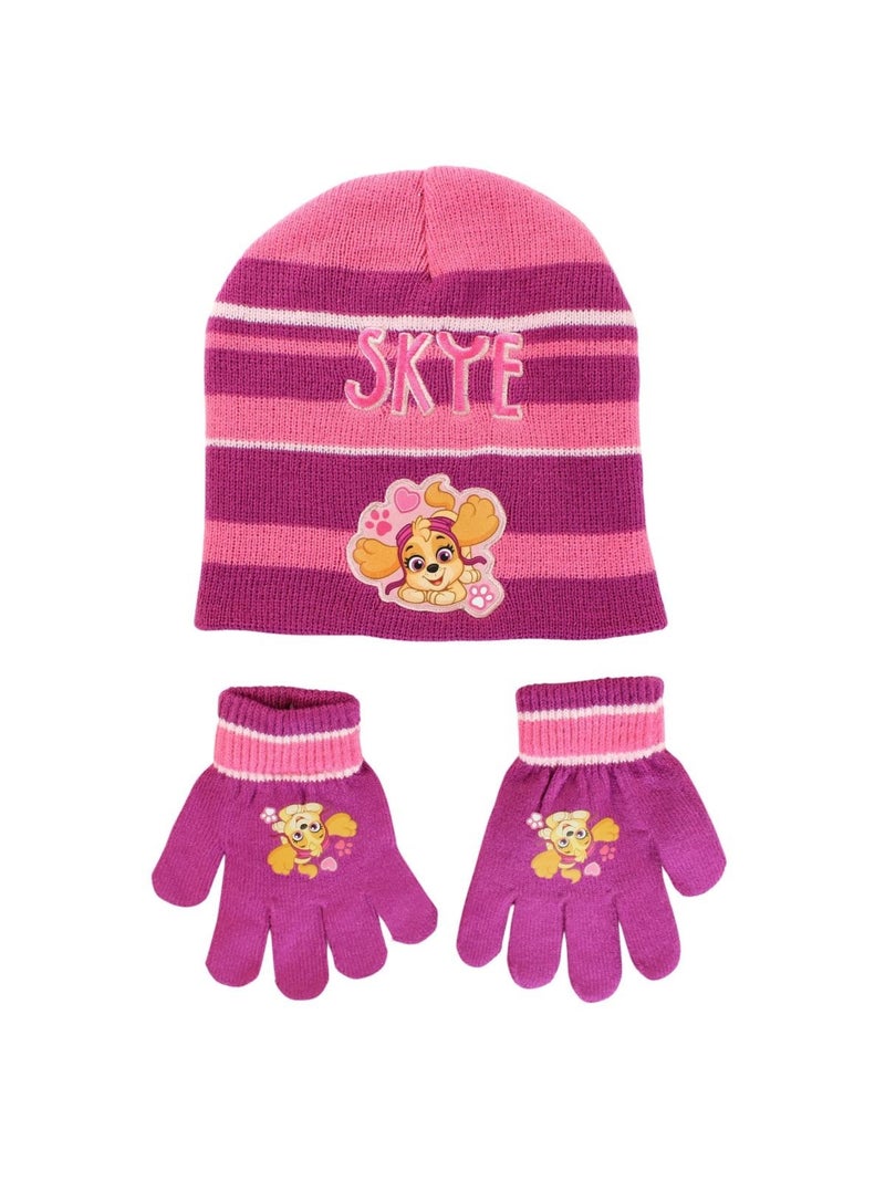 Set Bonnet, écharpe Et Gants Paw Patrol Pour Enfants 3-6 Ans - Neuf Avec étiquettes