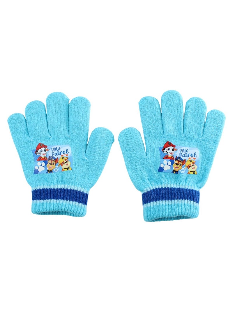 Paw Patrol - Bonnet gants La Pat' Patrouille garçon Bleu - Kiabi