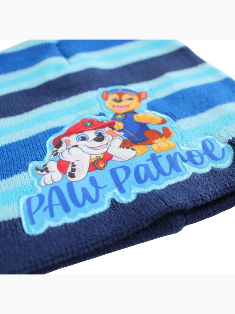 Paw Patrol - Bonnet gants La Pat' Patrouille garçon Bleu - Kiabi