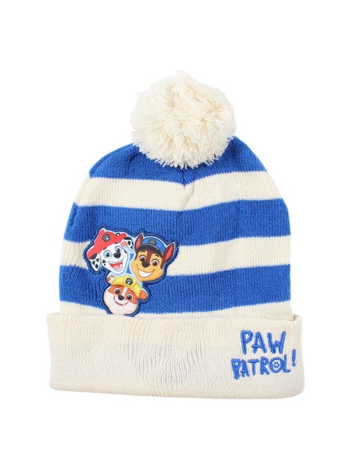 Paw Patrol - Bonnet garçon avec pompon imprimé - Kiabi