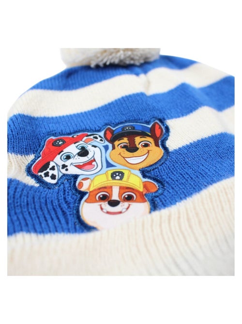 Paw Patrol - Bonnet garçon avec pompon imprimé - Kiabi