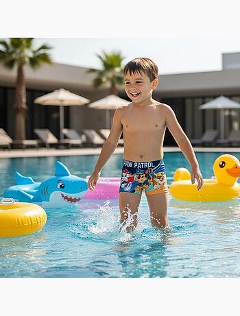 Paw Patrol - Boxer de bain Garçon La Pat' Patrouille