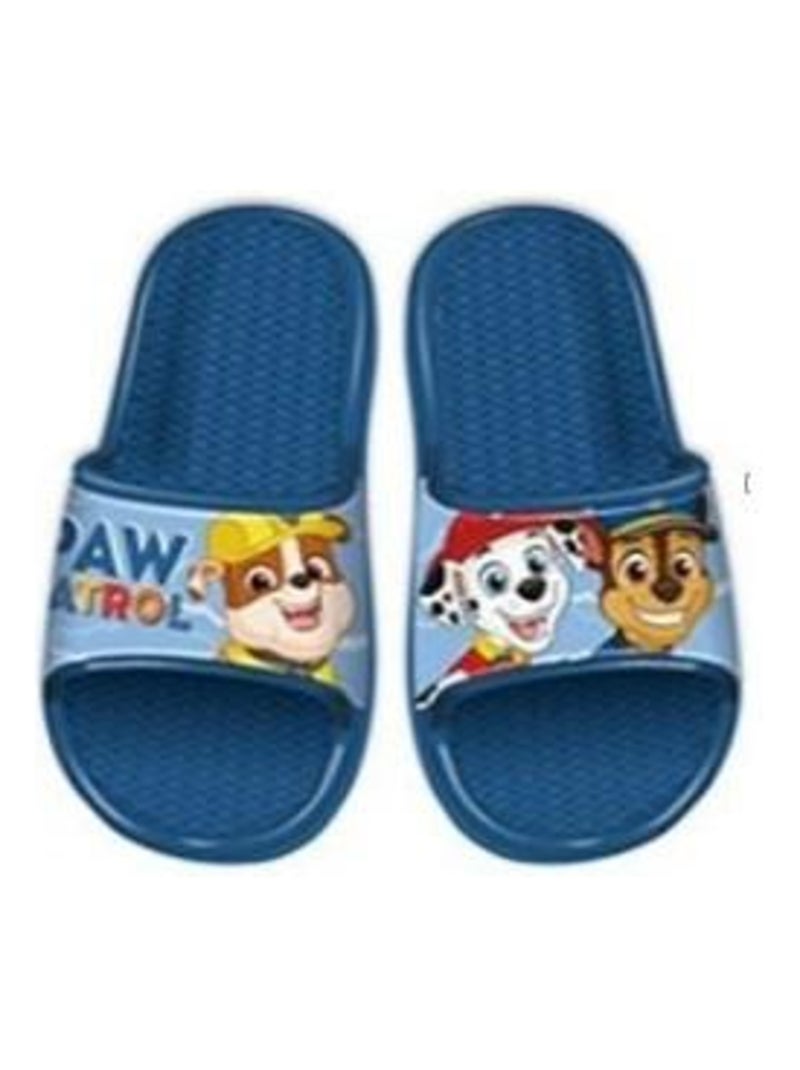 Paw Patrol - Claquette de bain La Pat' Patrouille Bleu - Kiabi