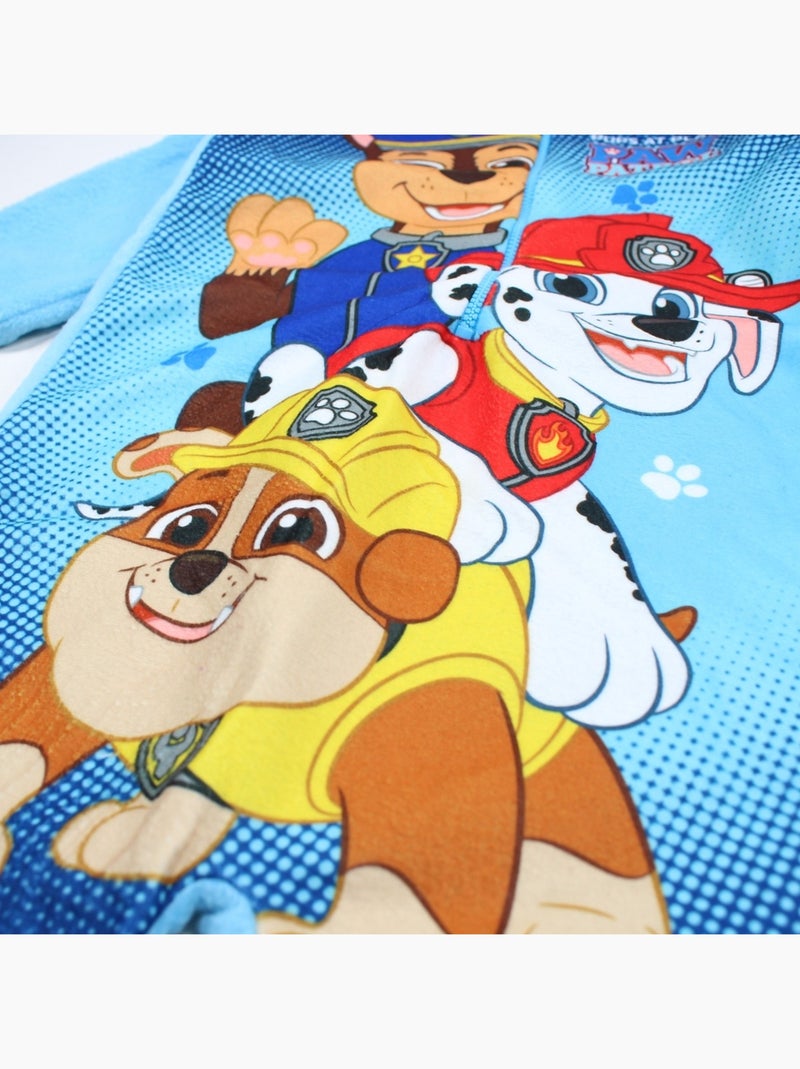 Paw Patrol - Combinaison polaire La Pat' Patrouille Bleu - Kiabi