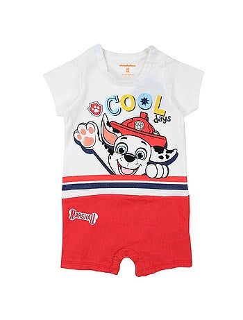 Paw Patrol - Combishort bébé La Pat' Patrouille