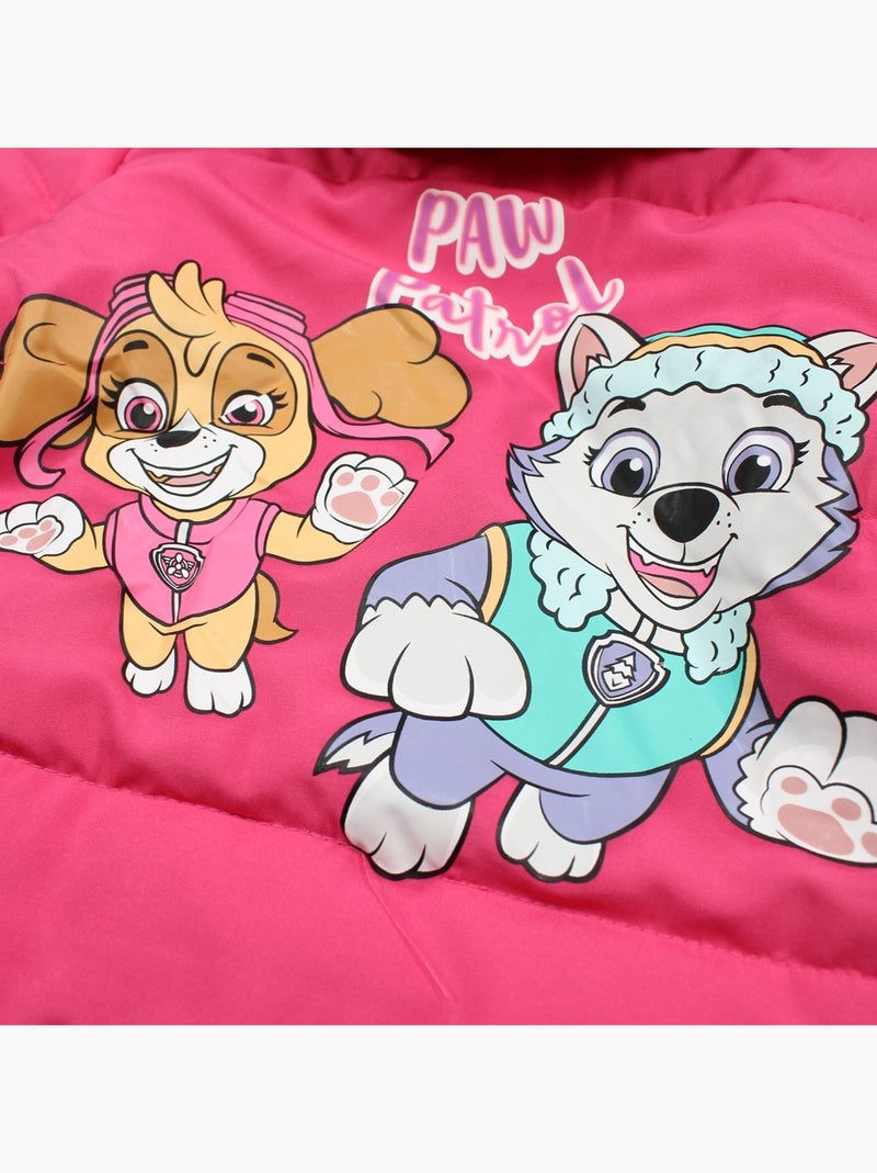 Paw Patrol - Doudoune fille imprimée Rose - Kiabi