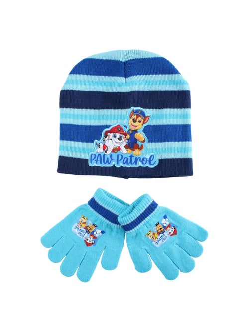 Paw Patrol - Ensemble bonnet gants garçon - Kiabi