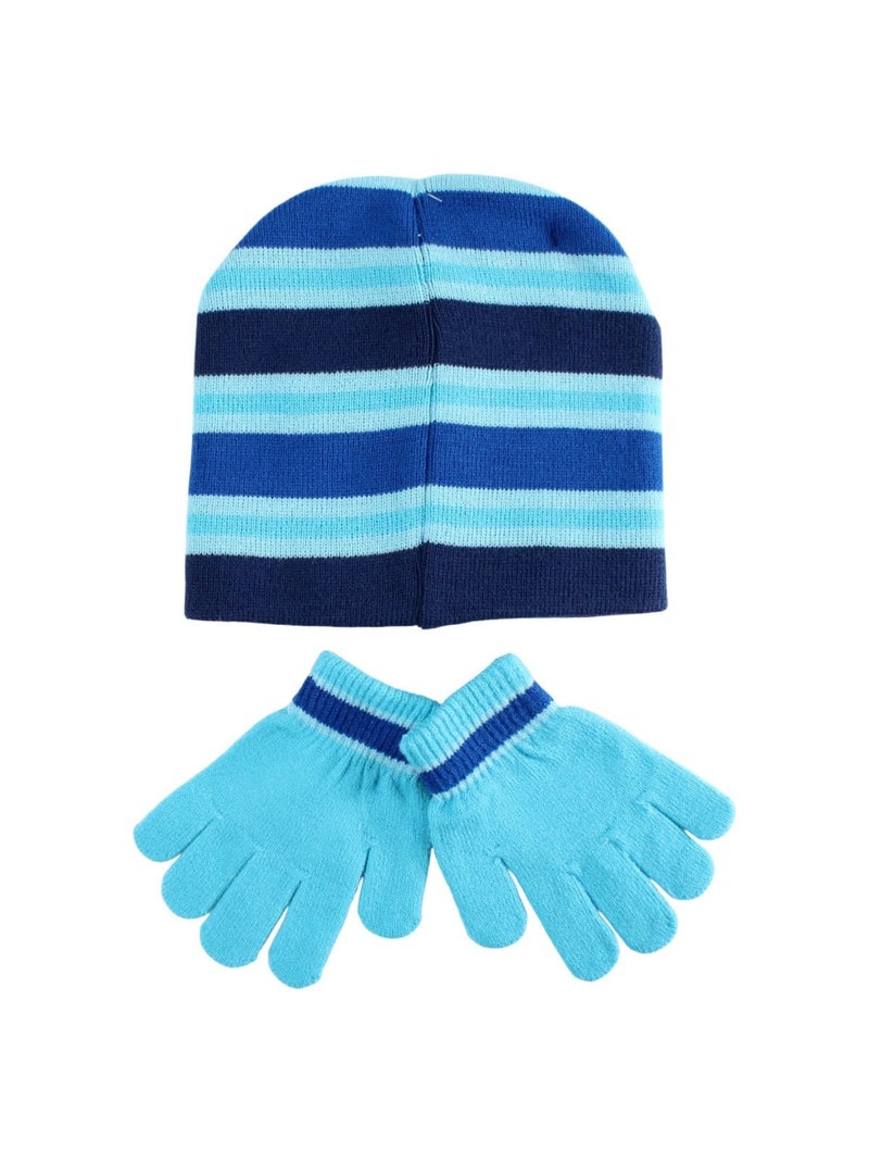 Paw Patrol - Ensemble bonnet gants garçon Bleu - Kiabi