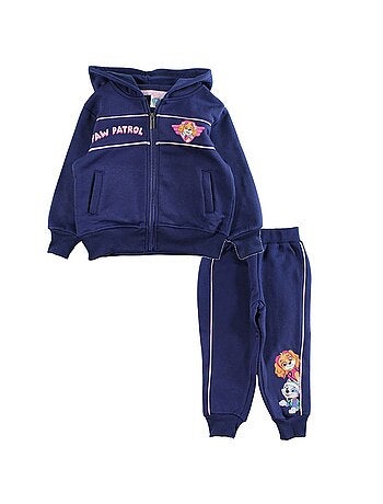 Paw Patrol - Ensemble jogging fille veste capuche et pantalon imprimé