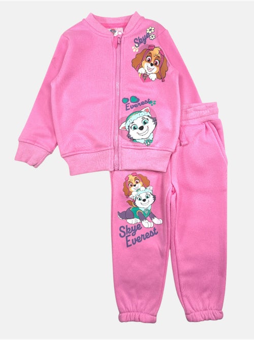 Paw Patrol - Ensemble jogging fille veste et pantalon imprimé - Kiabi