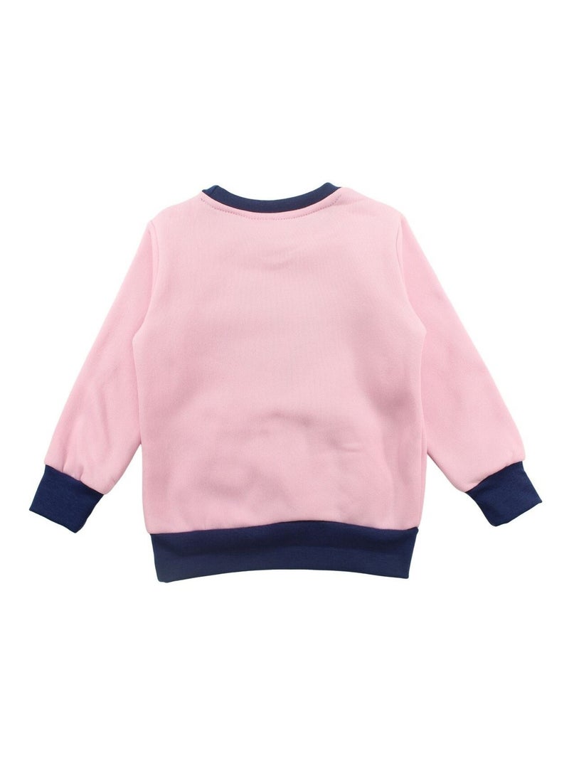 Paw Patrol - Ensemble Sweat et pantalon de jogging La Pat' Patrouille Rose - Kiabi