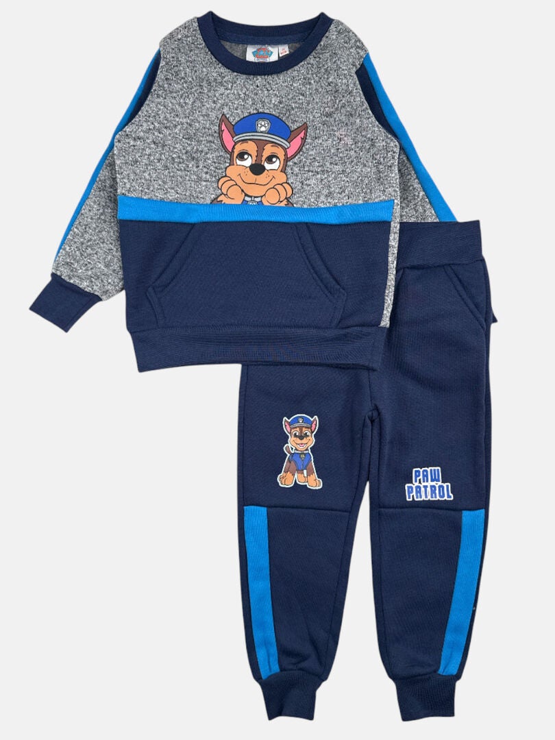 Paw Patrol - Ensemble ​​Sweat pantalon Imprimé La Pat' Patrouille Bleu marine - Kiabi